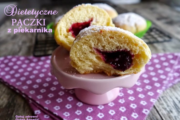 Dietetyczne pączki orkiszowe z piekarnika, 100% bez cukru