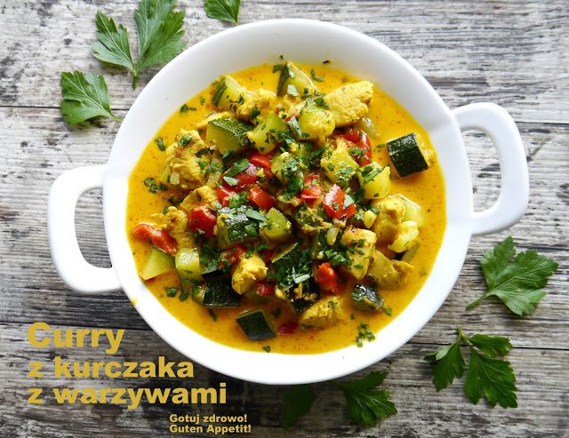 Curry z kurczaka z warzywami na ostro