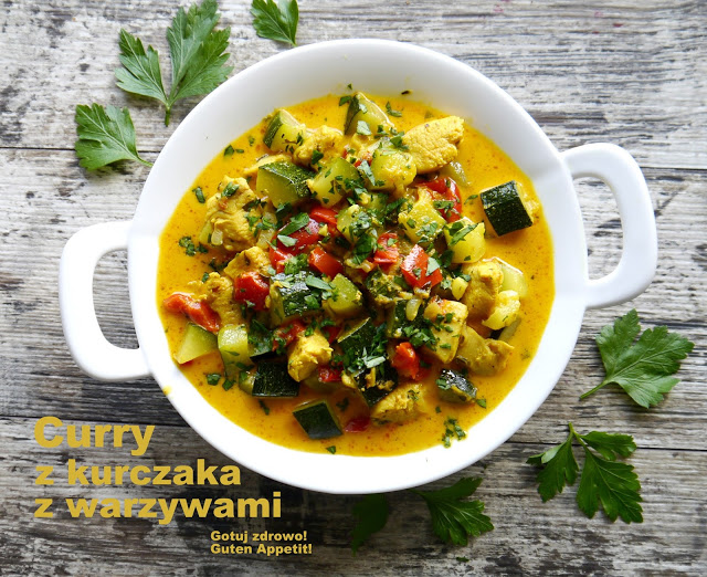 Curry z kurczaka z warzywami na ostro