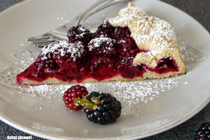 Galette - rustykalna tarta z jeżynami