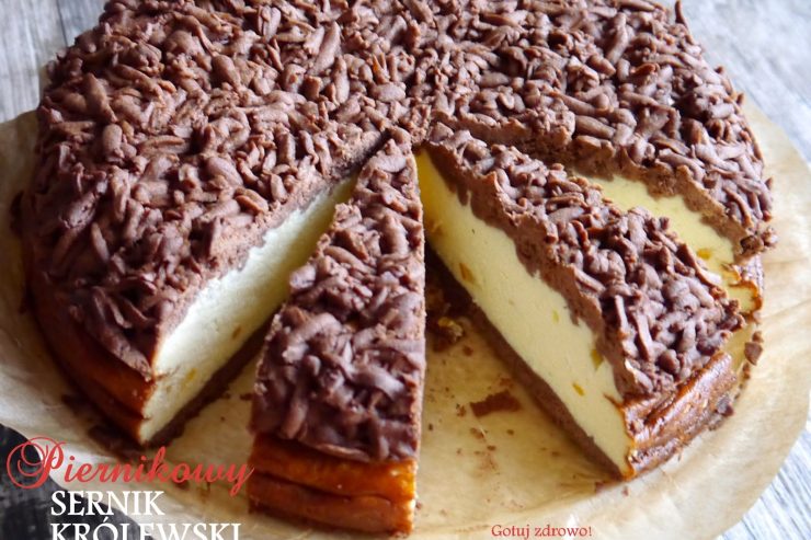 Piernikowy sernik królewski